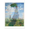 Tableau Femme à l'ombrelle, Madame Monet et son fils — Claude Monet, tirage sans cadre | INKONAL