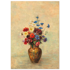 Tableau Fleurs dans un vase — Odilon Redon, tirage sans cadre | INKONAL