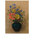 Tableau Fleurs des champs — Odilon Redon, tirage sans cadre | INKONAL