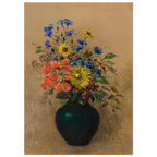 Tableau Fleurs des champs — Odilon Redon, tirage sans cadre | INKONAL