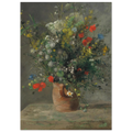 Tableau Fleurs mêlées dans un pot de terre cuite — Pierre-Auguste Renoir, tirage sans cadre | INKONAL
