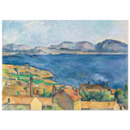 Tableau Le Golfe de Marseille vu de L'Estaque — Paul Cézanne, tirage sans cadre | INKONAL