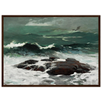 Tableau Grain d'été — Winslow Homer, tirage cadre bois foncé | INKONAL