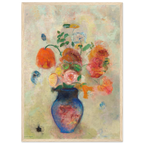 Tableau Grand vase de fleurs — Odilon Redon, tirage encadré cadre bois | INKONAL