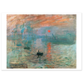 Tableau Impression, soleil levant — Claude Monet, tirage sans cadre | INKONAL
