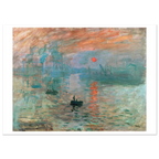 Tableau Impression, soleil levant — Claude Monet, tirage sans cadre | INKONAL