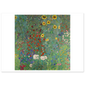 Tableau Jardin de campagne aux tournesols — Gustav Klimt, tirage sans cadre | INKONAL