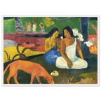 Tableau Joyeusetés — Paul Gauguin, tirage cadre blanc | INKONAL