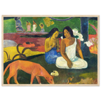 Tableau Joyeusetés — Paul Gauguin, tirage cadre bois | INKONAL