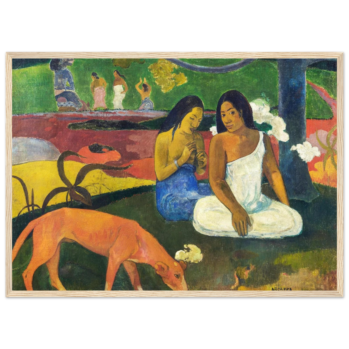 Tableau Joyeusetés — Paul Gauguin, tirage cadre bois | INKONAL