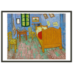 Tableau La Chambre à Arles — Vincent van Gogh, tirage cadre noir | INKONAL