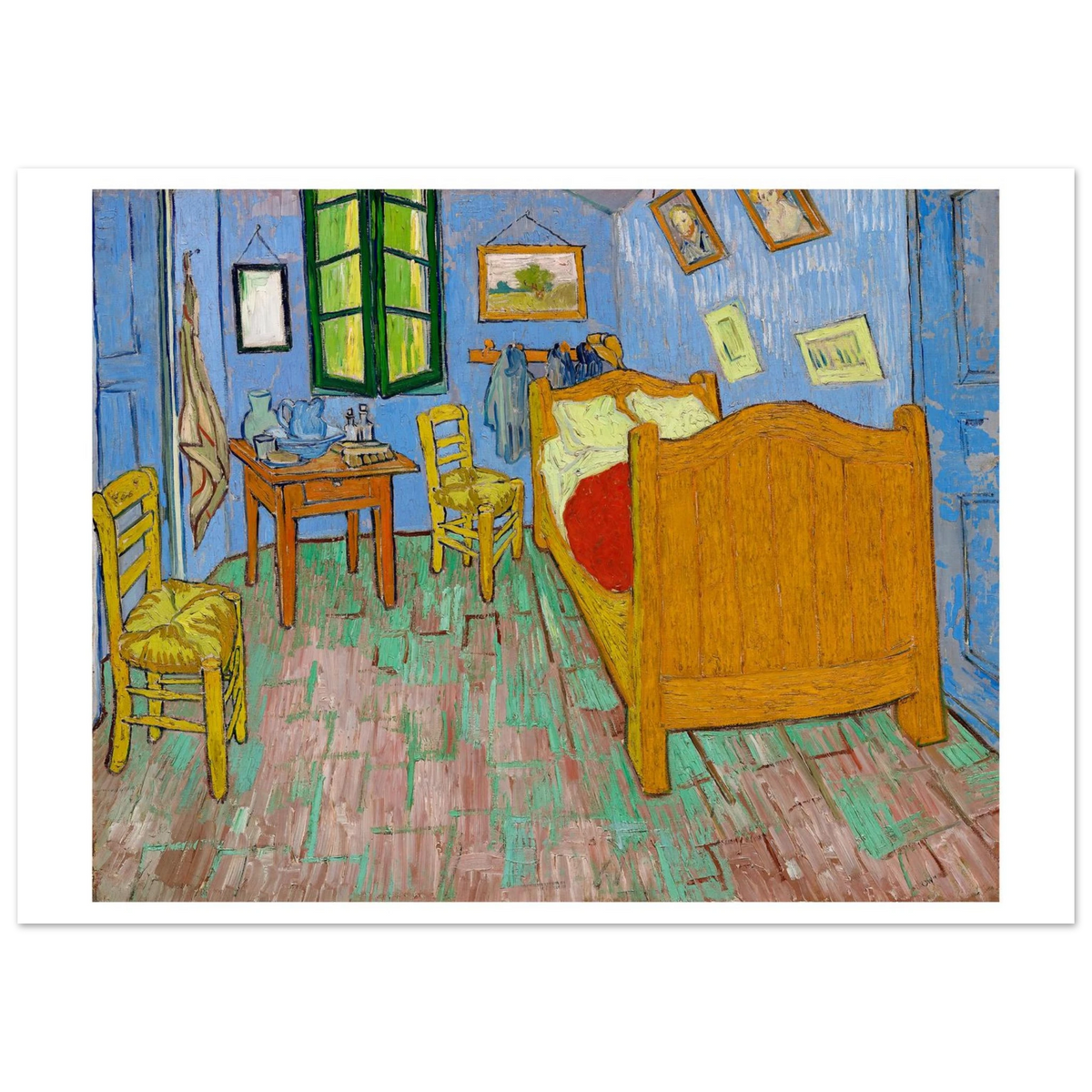 Tableau La Chambre à Arles — Vincent van Gogh, tirage sans cadre | INKONAL