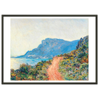 Tableau La Corniche près de Monaco — Claude Monet, tirage cadre noir | INKONAL