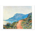 Tableau La Corniche près de Monaco — Claude Monet, tirage sans cadre | INKONAL