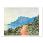 Tableau La Corniche près de Monaco — Claude Monet, tirage sans cadre | INKONAL