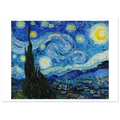 Tableau La Nuit étoilée — Vincent van Gogh, tirage sans cadre | INKONAL