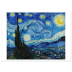 Tableau La Nuit étoilée — Vincent van Gogh, tirage sans cadre | INKONAL