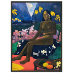 Tableau La Semence des Aréoïs — Paul Gauguin, tirage cadre noir | INKONAL