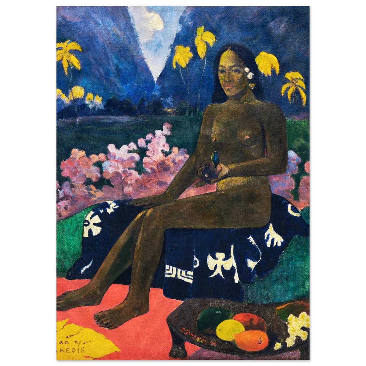 Tableau La Semence des Aréoïs — Paul Gauguin, tirage sans cadre | INKONAL
