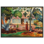 Tableau Le Grand Arbre — Paul Gauguin, tirage cadre noir | INKONAL