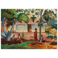 Tableau Le Grand Arbre — Paul Gauguin, tirage sans cadre | INKONAL
