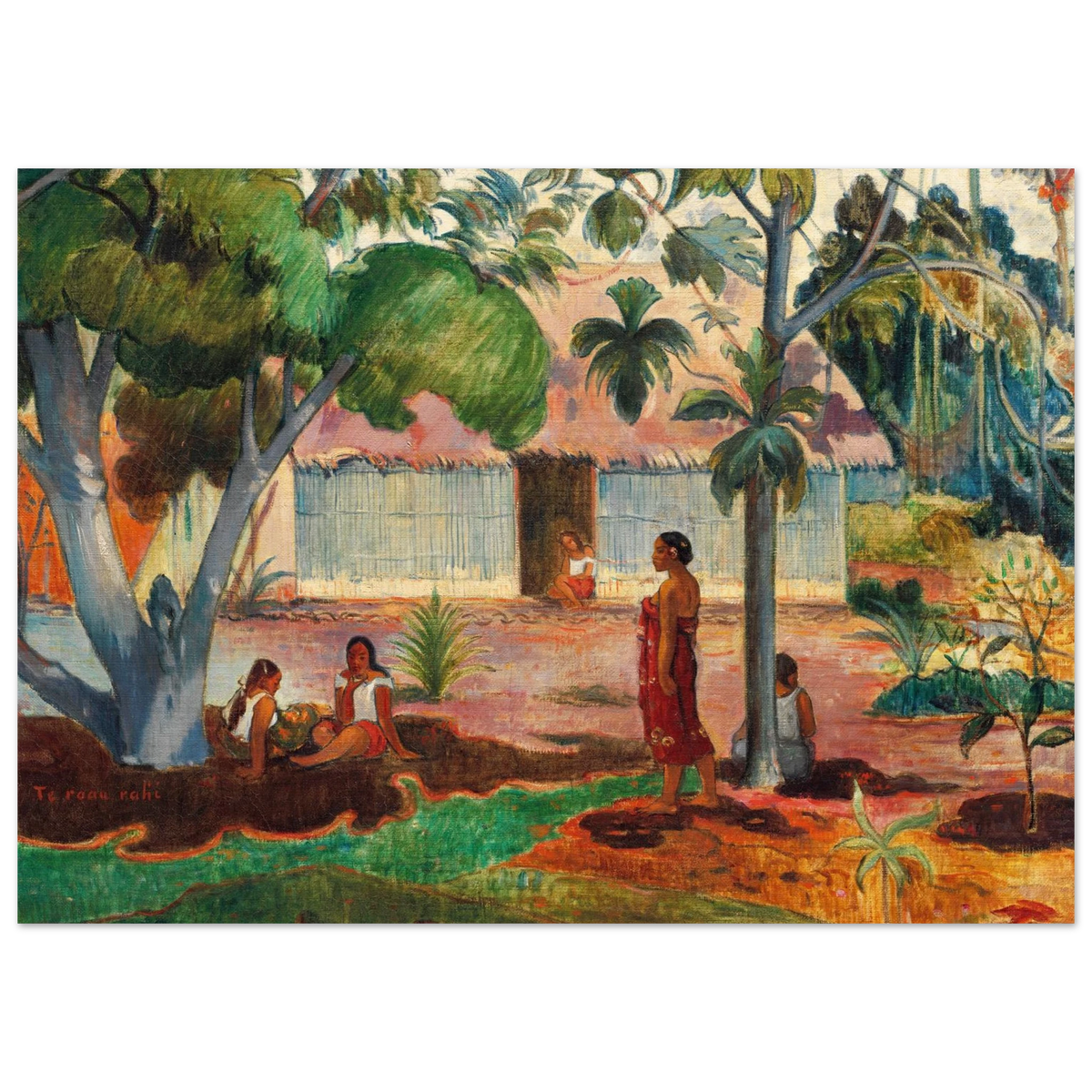 Tableau Le Grand Arbre — Paul Gauguin, tirage sans cadre | INKONAL