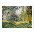 Tableau Le Parc Monceau — Claude Monet, tirage sans cadre | INKONAL
