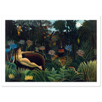 Tableau Le Rêve — Henri Rousseau, tirage sans cadre | INKONAL