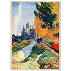 Tableau Les Alyscamps — Paul Gauguin, tirage cadre bois | INKONAL