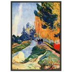 Tableau Les Alyscamps — Paul Gauguin, tirage cadre noir | INKONAL