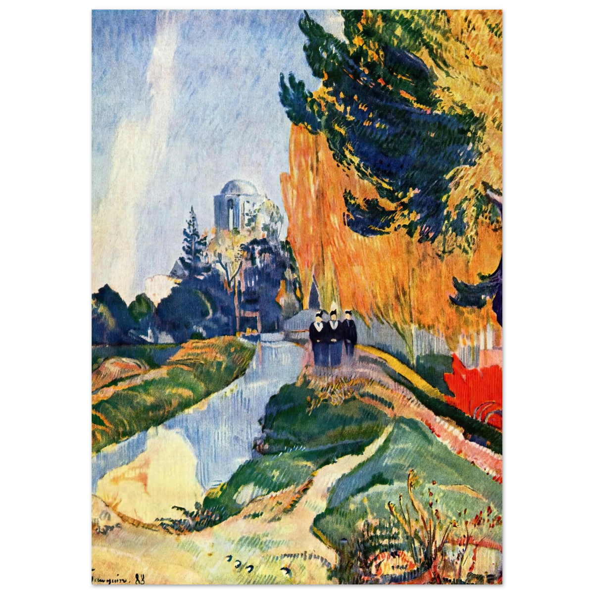Tableau Les Alyscamps — Paul Gauguin, tirage sans cadre | INKONAL