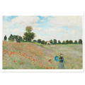 Tableau Les Coquelicots — Claude Monet, tirage sans cadre | INKONAL
