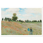 Tableau Les Coquelicots — Claude Monet, tirage sans cadre | INKONAL