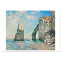 Tableau Les Falaises d'Étretat — Claude Monet, tirage sans cadre | INKONAL