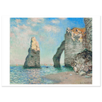 Tableau Les Falaises d'Étretat — Claude Monet, tirage sans cadre | INKONAL