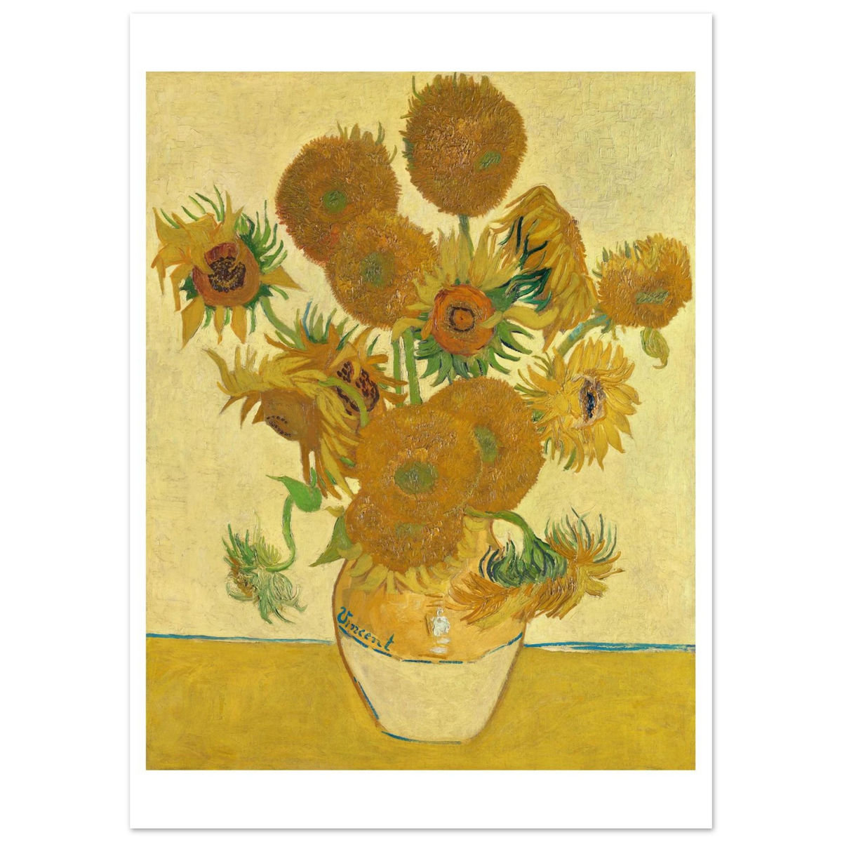 Tableau Les Tournesols — Vincent van Gogh, tirage sans cadre | INKONAL