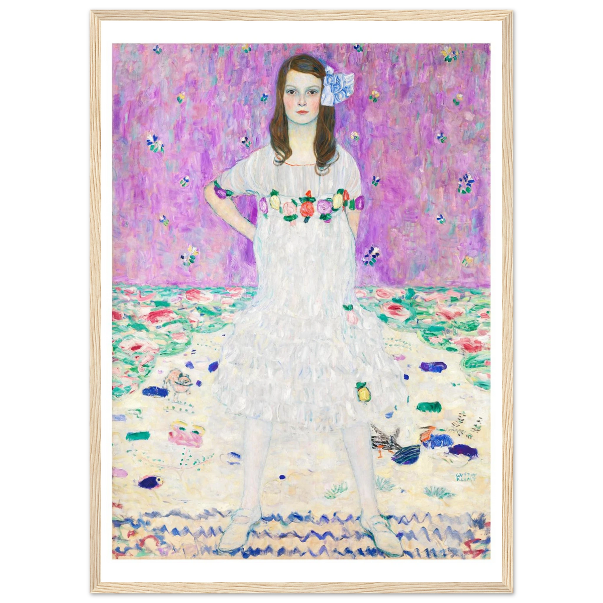 Tableau Mäda Primavesi — Gustav Klimt, tirage cadre bois | INKONAL
