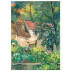 Tableau La Maison du pendu, Auvers-sur-Oise — Paul Cézanne, tirage sans cadre | INKONAL