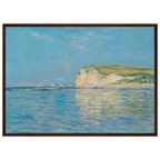 Tableau Marée basse à Pourville, près de Dieppe — Claude Monet, tirage cadre bois foncé | INKONAL
