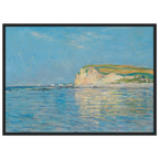 Tableau Marée basse à Pourville, près de Dieppe — Claude Monet, tirage cadre noir | INKONAL