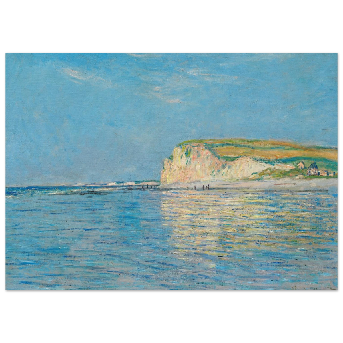 Tableau Marée basse à Pourville, près de Dieppe — Claude Monet, tirage sans cadre | INKONAL