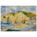 Tableau Mer et falaises — Pierre-Auguste Renoir, tirage sans cadre | INKONAL