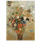 Tableau Nature morte aux fleurs — Odilon Redon, tirage sans cadre | INKONAL