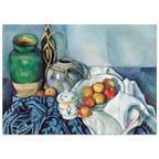 Tableau Nature morte aux pommes — Paul Cézanne, tirage sans cadre | INKONAL