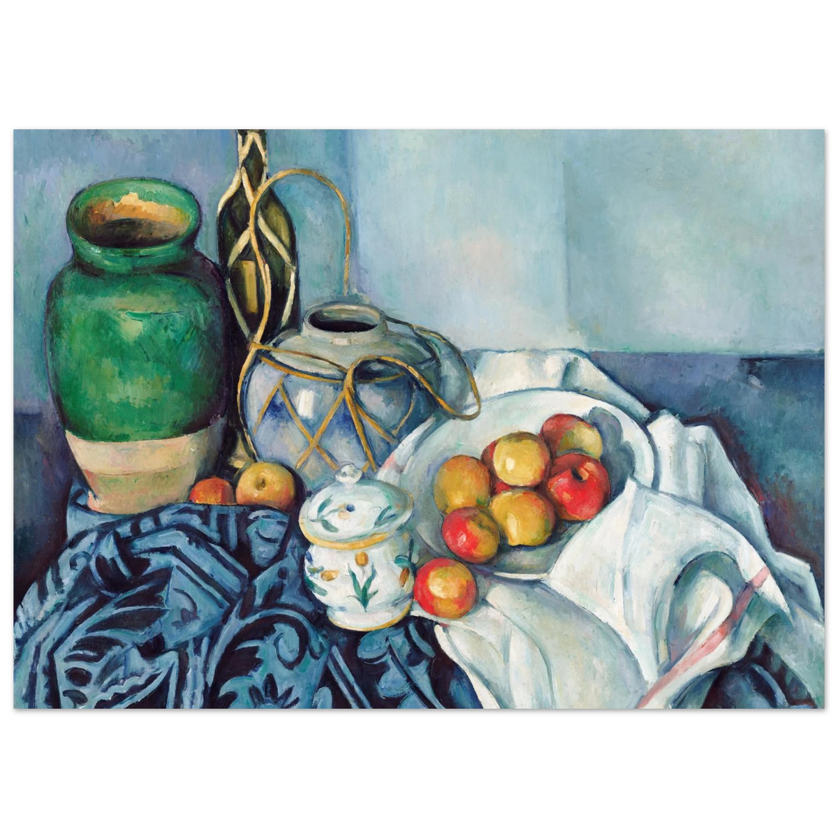 Tableau Nature morte aux pommes — Paul Cézanne, tirage sans cadre | INKONAL