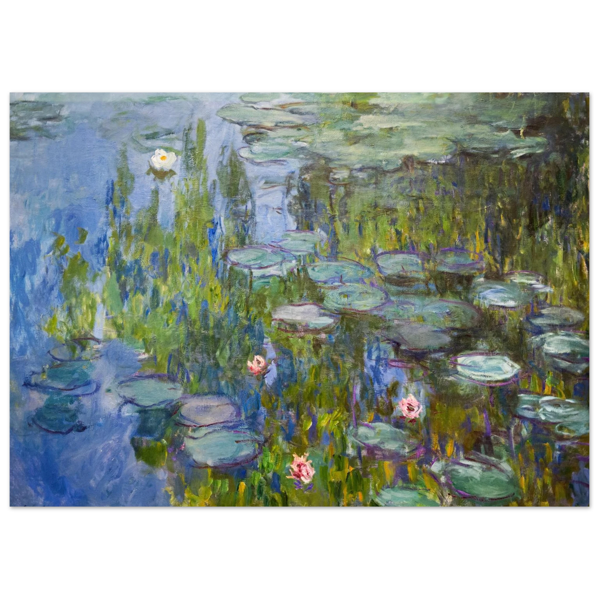 Tableau Nymphéas, 1915 — Claude Monet, tirage sans cadre | INKONAL