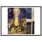 Tableau Pallas Athéna — Gustav Klimt, tirage encadré cadre noir | INKONAL
