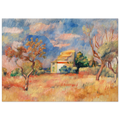 Tableau Paysage de Cagnes — Pierre-Auguste Renoir, tirage sans cadre | INKONAL