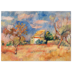 Tableau Paysage de Cagnes — Pierre-Auguste Renoir, tirage sans cadre | INKONAL