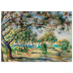 Tableau Paysage avec figures, environs de Cagnes — Pierre-Auguste Renoir, tirage sans cadre | INKONAL